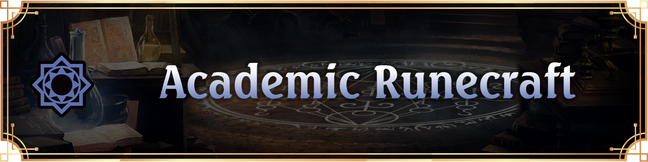 Academic Runecraft
