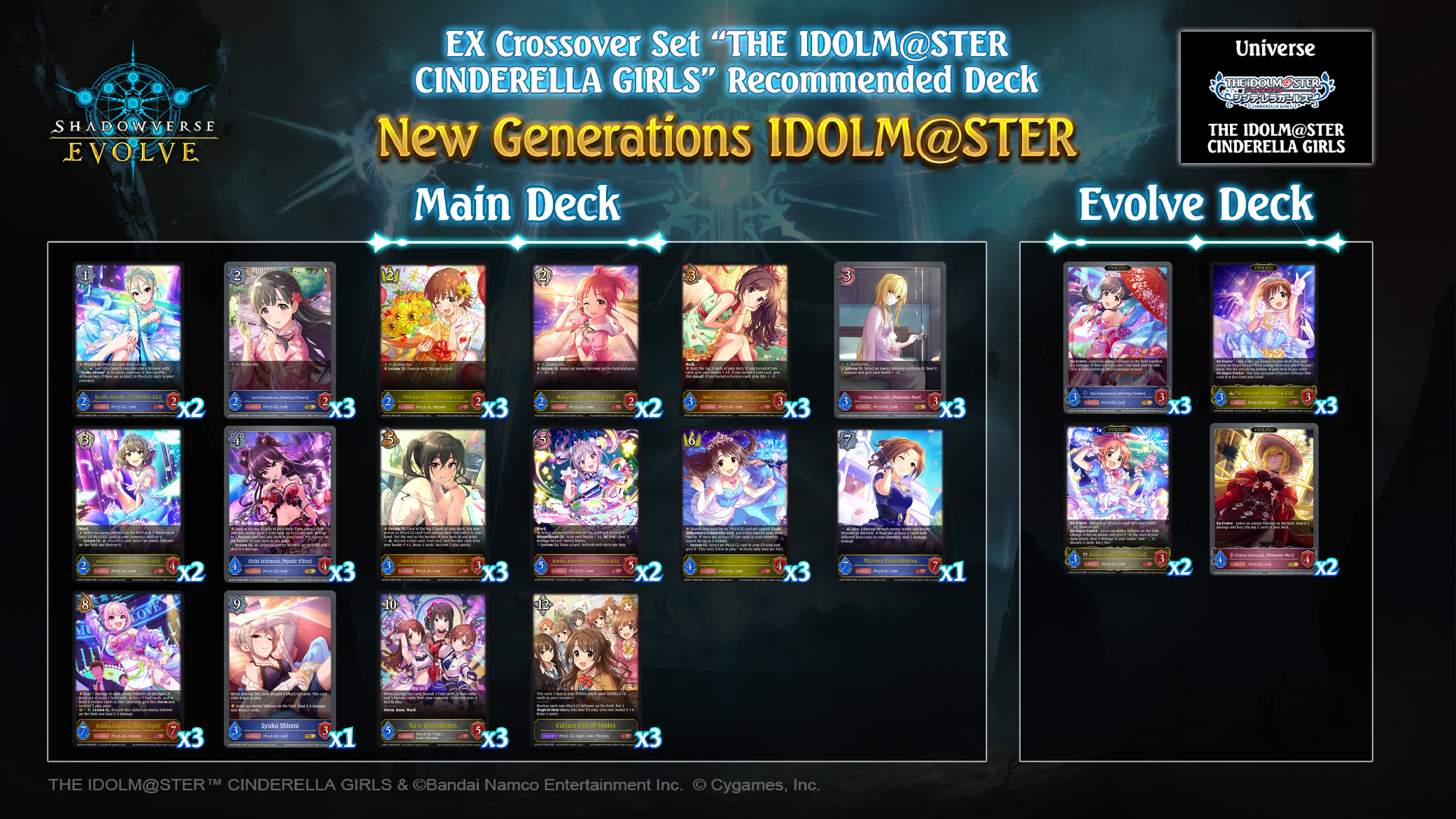 ECP02 Recommended Decks Page | Shadowverse: Evolve