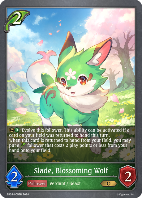 Slade, Blossoming Wolf