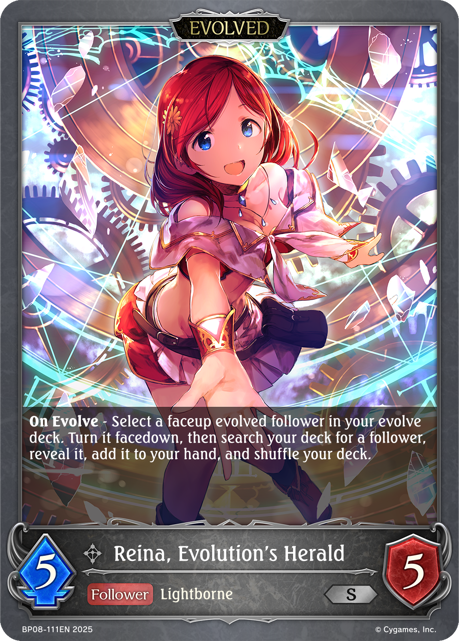 Reina, Evolution's Herald