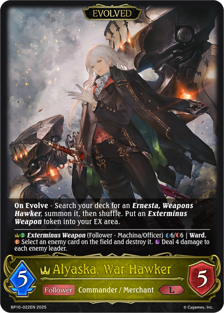 Alyaska, War Hawker