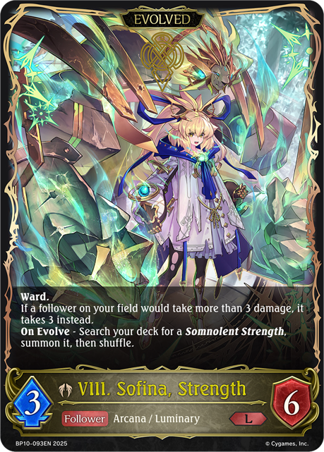 VIII. Sofina, Strength