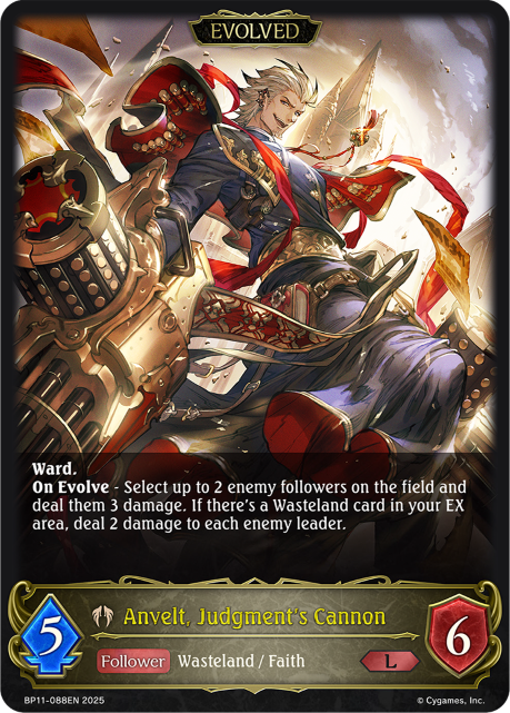 Anvelt, Judgment's Cannon