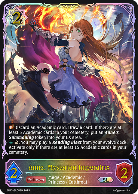 Anne, Mysterian Imperatrix