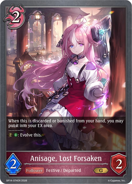 Anisage, Lost Forsaken