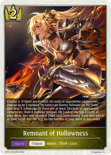 Remnant of Hollowness