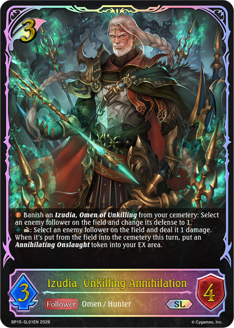 Izudia, Unkilling Annihilation