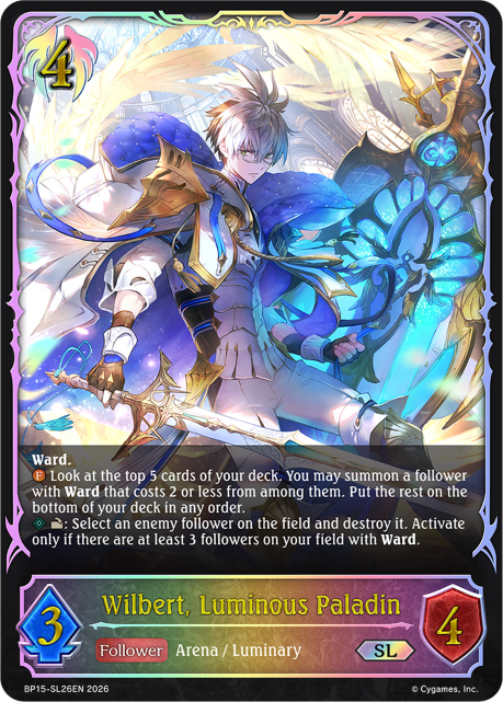 Wilbert, Luminous Paladin