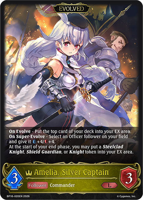 Amelia, Silver Captain