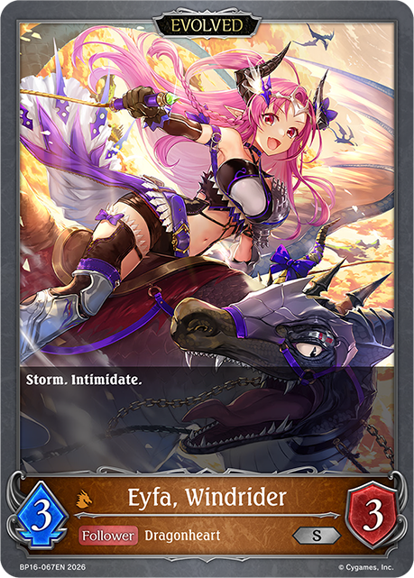 Eyfa, Windrider