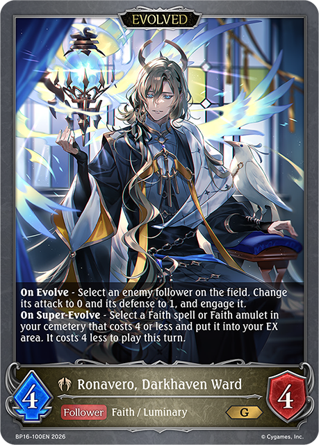 Ronavero, Darkhaven Ward