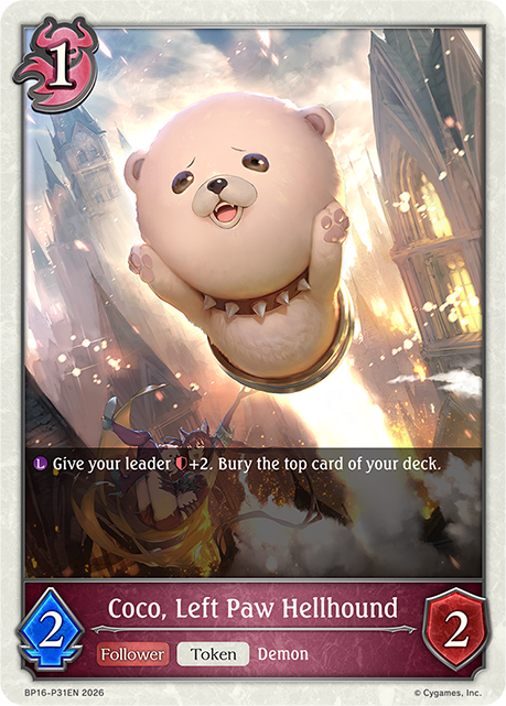Coco, Left Paw Hellhound
