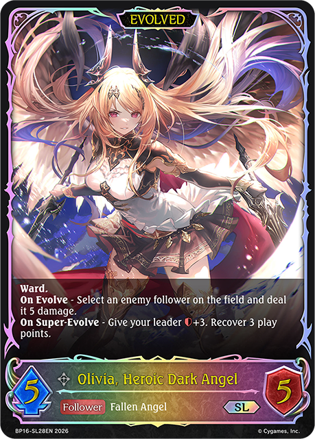 Olivia, Heroic Dark Angel