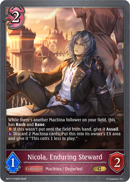 Nicola, Enduring Steward