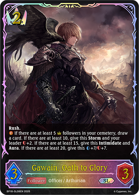 Grand Archive CSR Gawain Grand Archive TCG Guo Jia, Heaven's