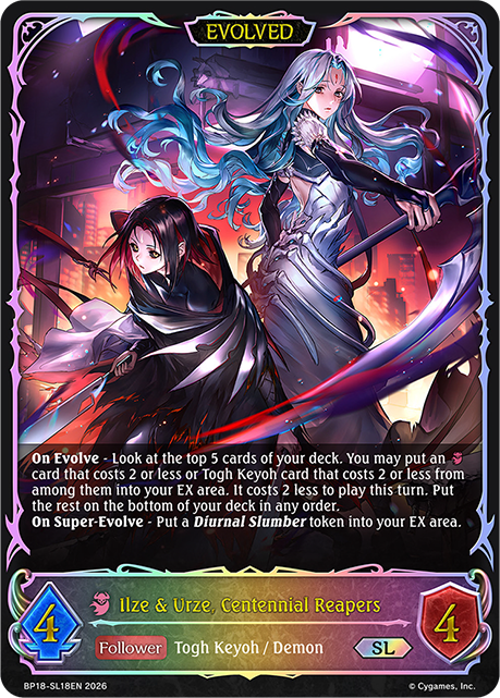 Ilze & Urze, Centennial Reapers