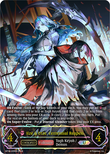 Ilze & Urze, Centennial Reapers