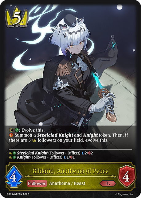 Gildaria, Anathema of Peace