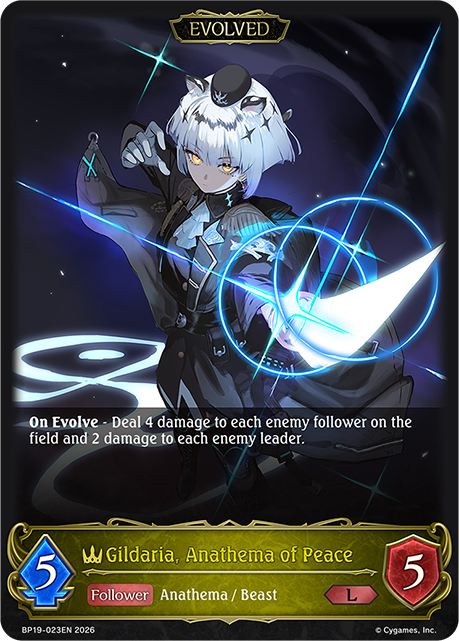 Gildaria, Anathema of Peace