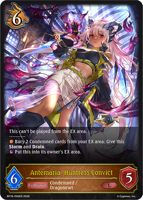 Antemaria, Huntress Convict