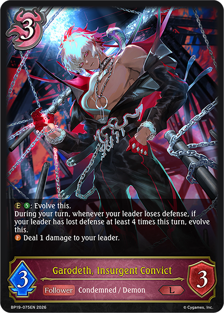 Garodeth, Insurgent Convict