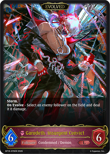 Garodeth, Insurgent Convict