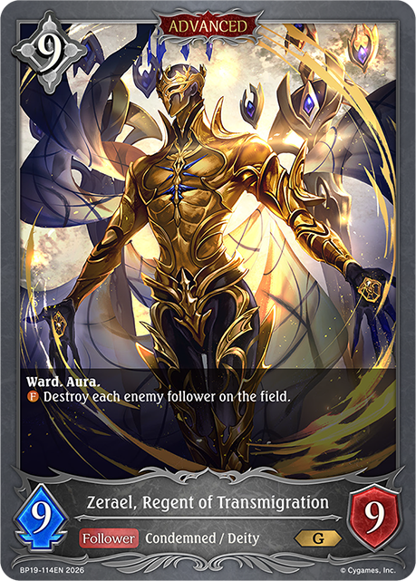 Zerael, Regent of Transmigration
