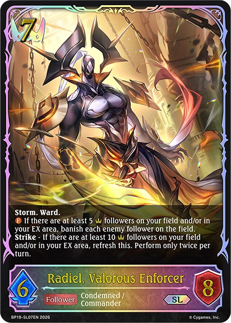 Radiel, Valorous Enforcer