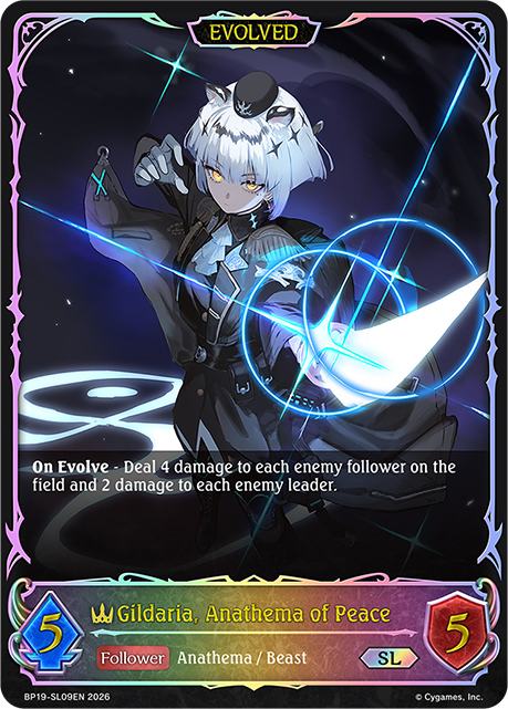 Gildaria, Anathema of Peace