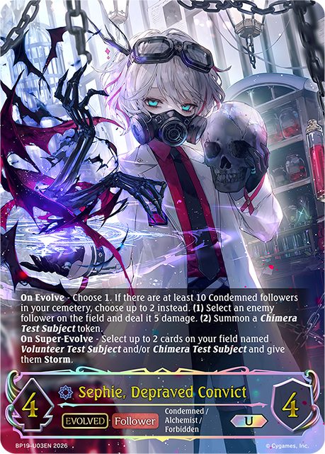 Sephie, Depraved Convict