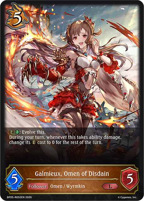 Galmieux, Omen of Disdain