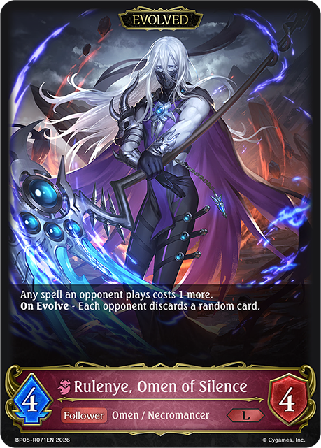 Rulenye, Omen of Silence