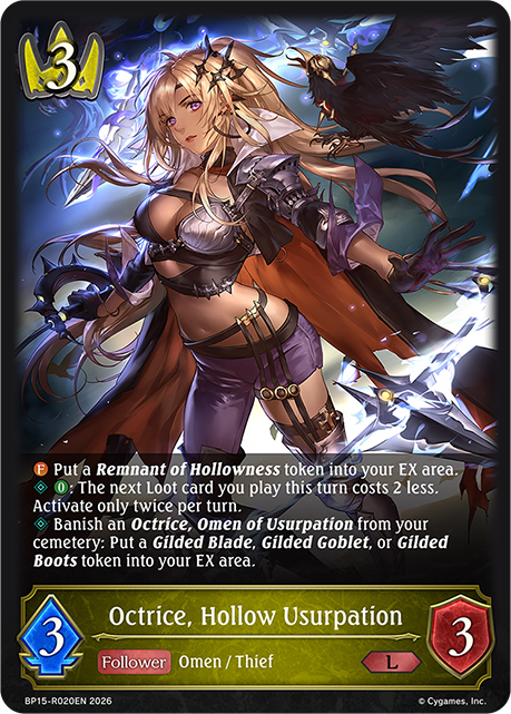 Octrice, Hollow Usurpation