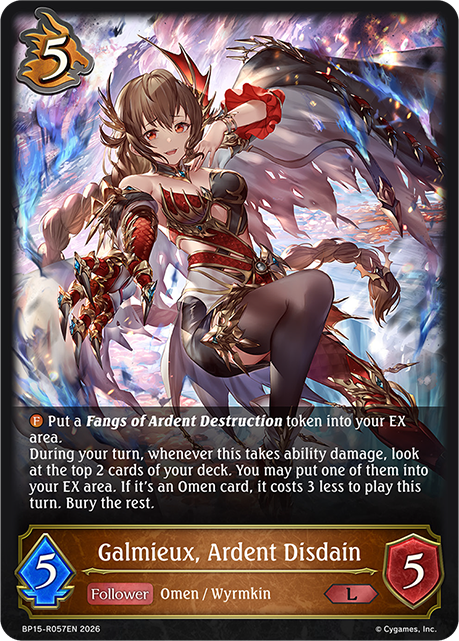 Galmieux, Ardent Disdain