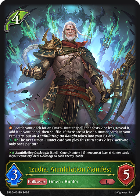 Izudia, Annihilation Manifest