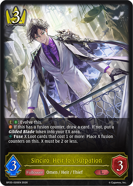 Sinciro, Heir to Usurpation