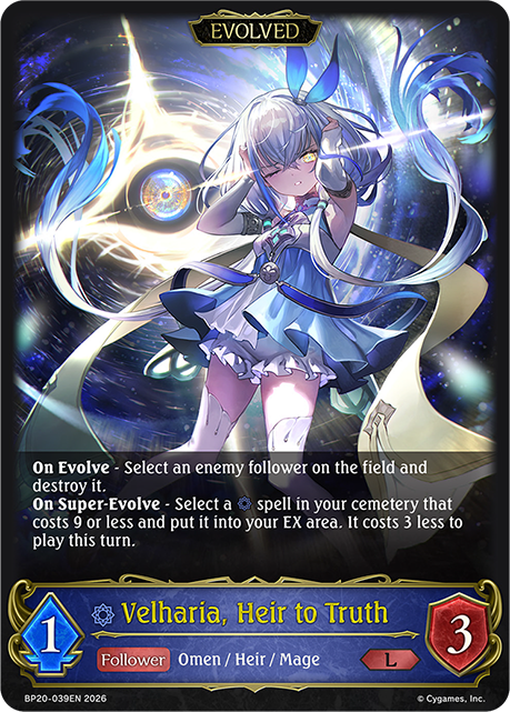 Velharia, Heir to Truth