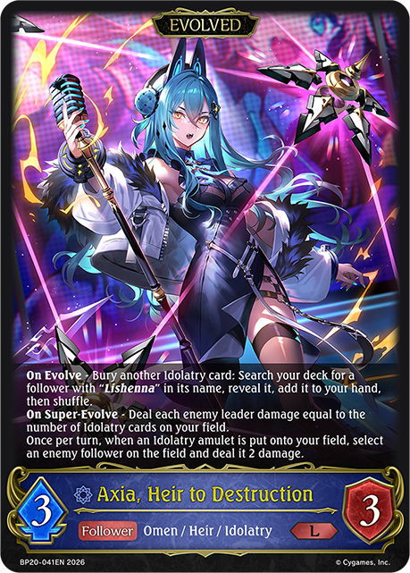 Axia, Heir to Destruction