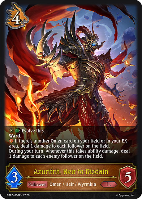 Azurifrit, Heir to Disdain
