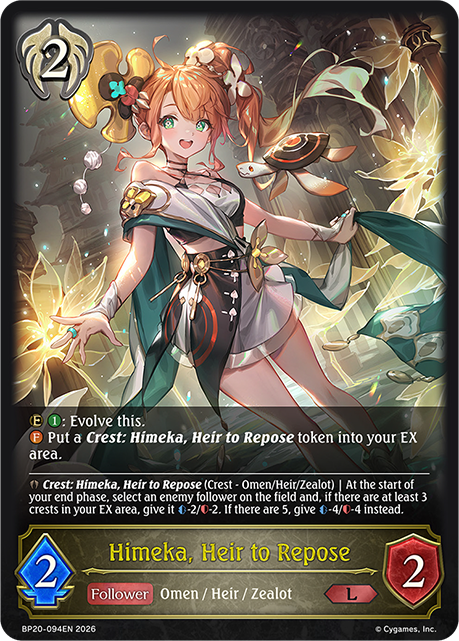 Himeka, Heir to Repose