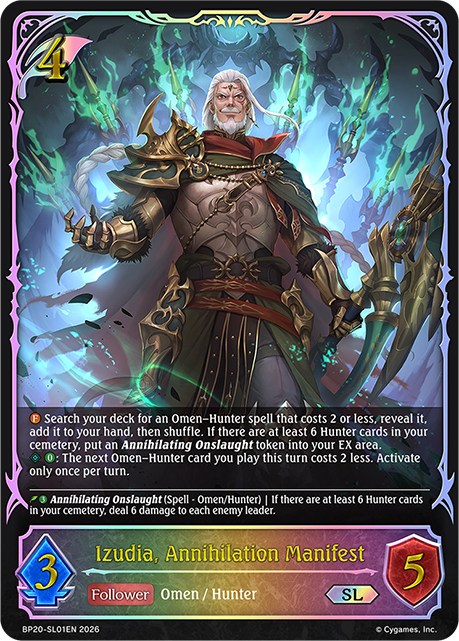 Izudia, Annihilation Manifest