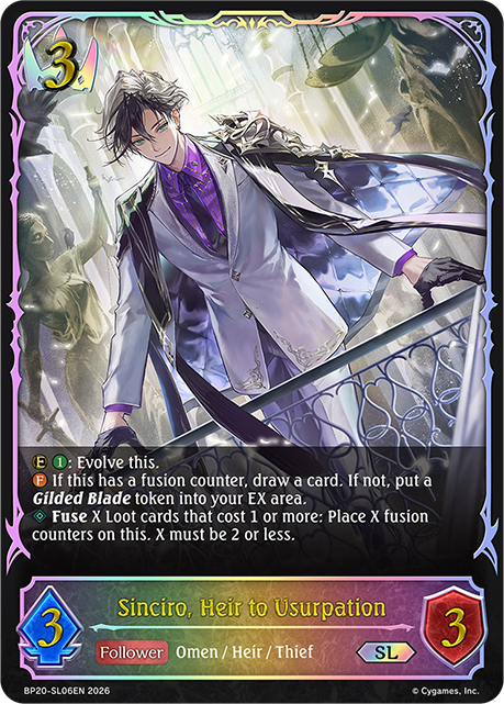 Sinciro, Heir to Usurpation