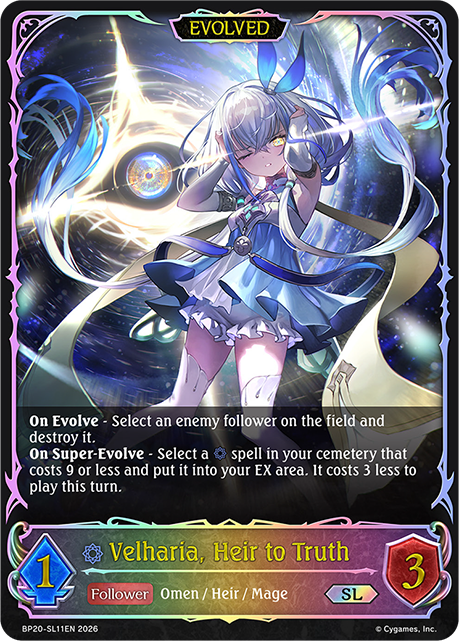 Velharia, Heir to Truth