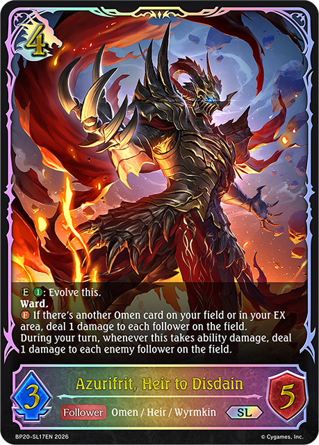 Azurifrit, Heir to Disdain