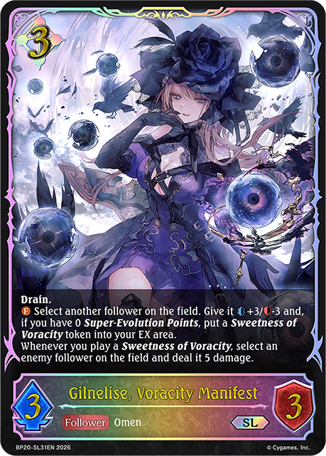 Gilnelise, Voracity Manifest