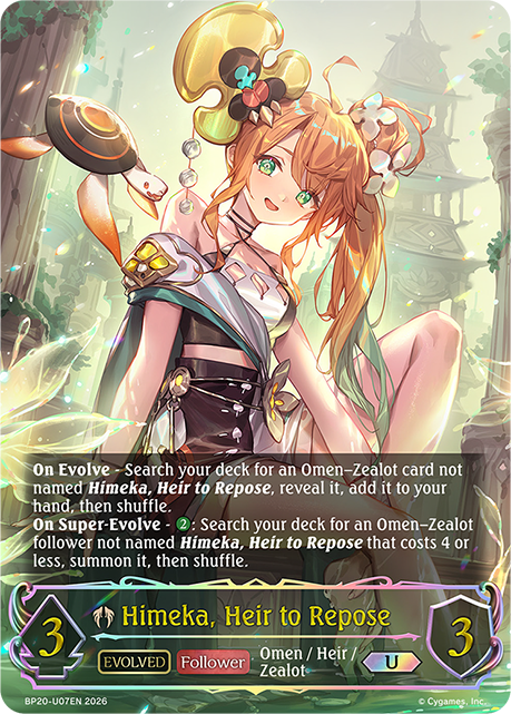 Himeka, Heir to Repose
