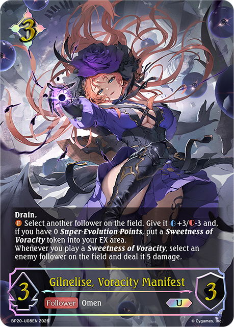 Gilnelise, Voracity Manifest