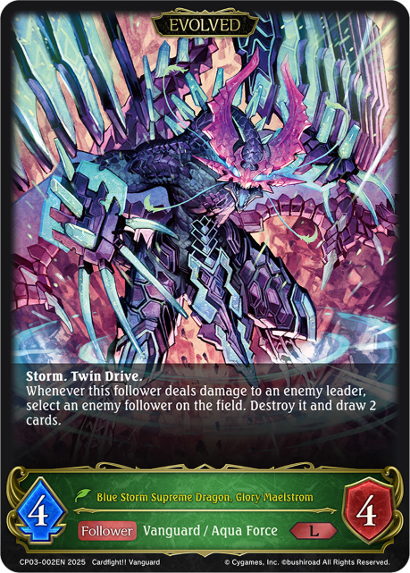 Blue Storm Supreme Dragon, Glory Maelstrom