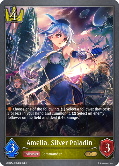 Amelia, Silver Paladin