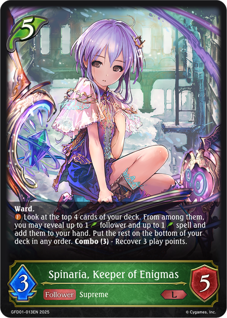 Spinaria, Keeper of Enigmas